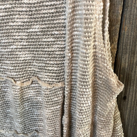 Alya Sweater Vest Cardigan BOHO medium - Picture 2 of 4